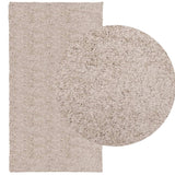 Vidaxl vloerkleed pamplona shaggy hoogpolig modern 60x110 cm beige