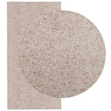 Vidaxl vloerkleed pamplona shaggy hoogpolig modern 100x200 cm beige