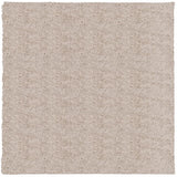Vidaxl vloerkleed pamplona shaggy hoogpolig modern 120x120 cm beige