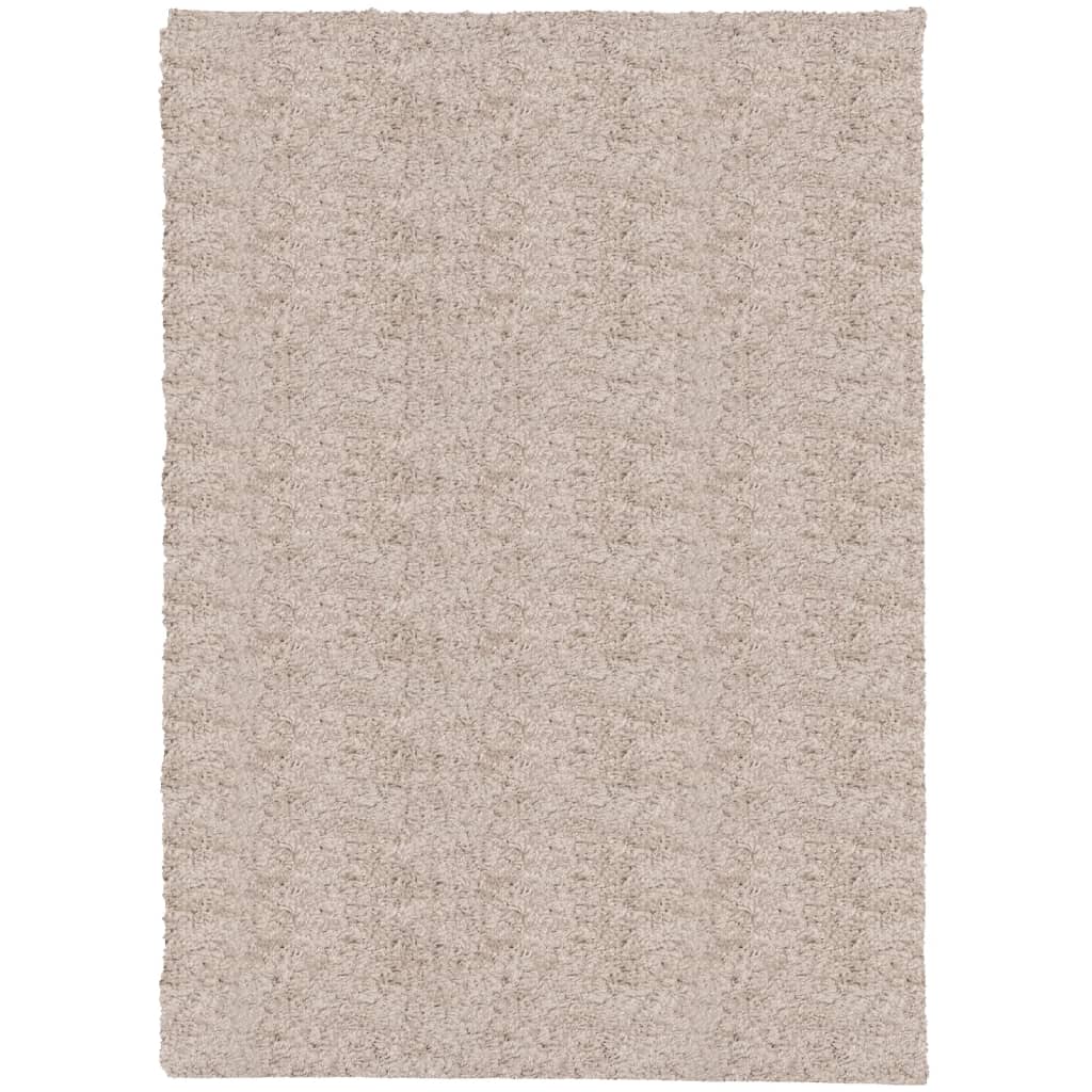 Vidaxl vloerkleed pamplona shaggy hoogpolig modern 200x280 cm beige