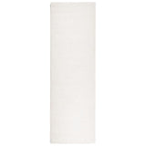 Vidaxl vloerkleed pamplona shaggy hoogpolig modern 80x250 cm crème