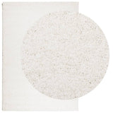Vidaxl vloerkleed pamplona shaggy hoogpolig modern 160x230 cm crème