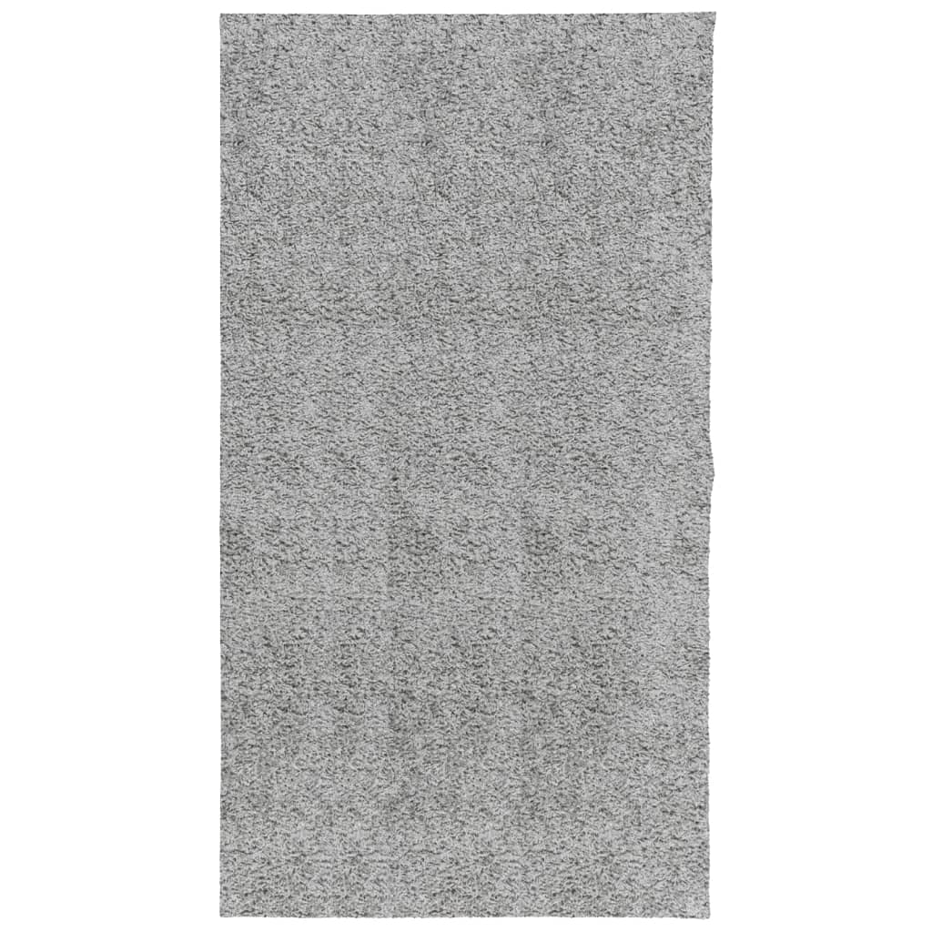 Vidaxl vloerkleed pamplona shaggy hoogpolig modern 80x150 cm grijs