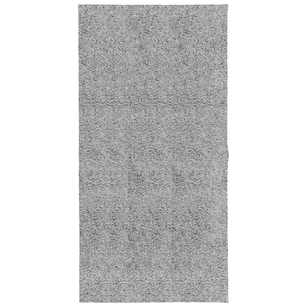 Vidaxl vloerkleed pamplona shaggy hoogpolig modern 100x200 cm grijs