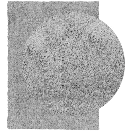 Vidaxl vloerkleed pamplona shaggy hoogpolig modern 200x280 cm grijs