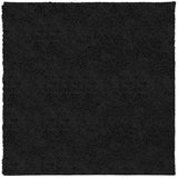 Vidaxl vloerkleed pamplona shaggy hoogpolig modern 160x160 cm zwart