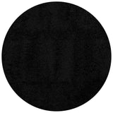 Vidaxl vloerkleed pamplona shaggy hoogpolig modern ø 280 cm zwart