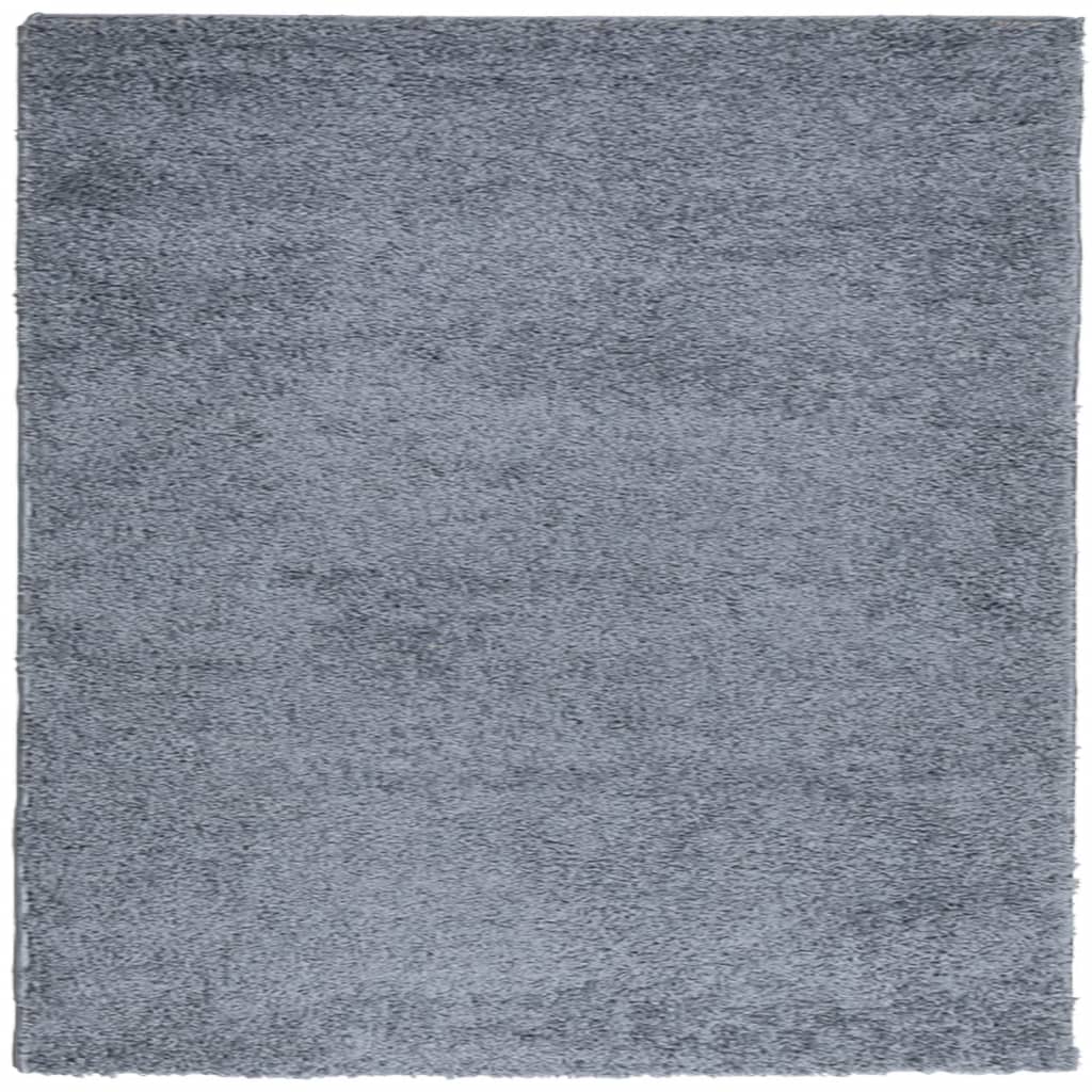 Vidaxl vloerkleed pamplona shaggy hoogpolig modern 120x120 cm blauw