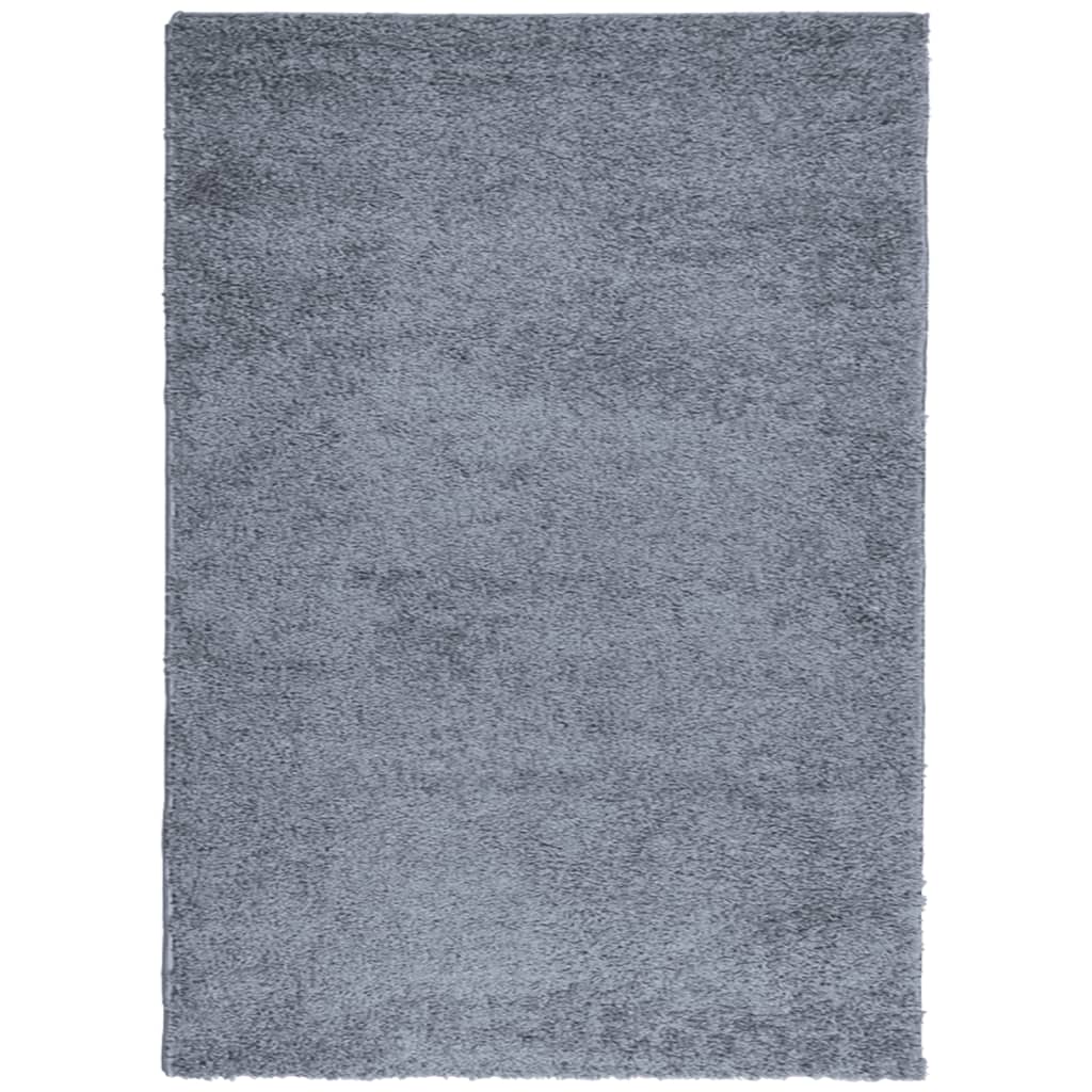 Vidaxl vloerkleed pamplona shaggy hoogpolig modern 200x280 cm blauw