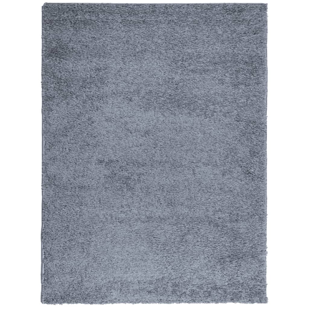 Vidaxl vloerkleed pamplona shaggy hoogpolig modern 300x400 cm blauw