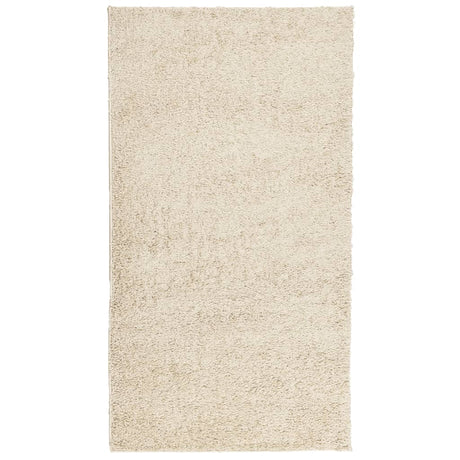 Vidaxl vloerkleed pamplona shaggy hoogpolig modern 60x110 cm goudkleur