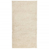 Vidaxl vloerkleed pamplona shaggy hoogpolig modern 80x150 cm goudkleur