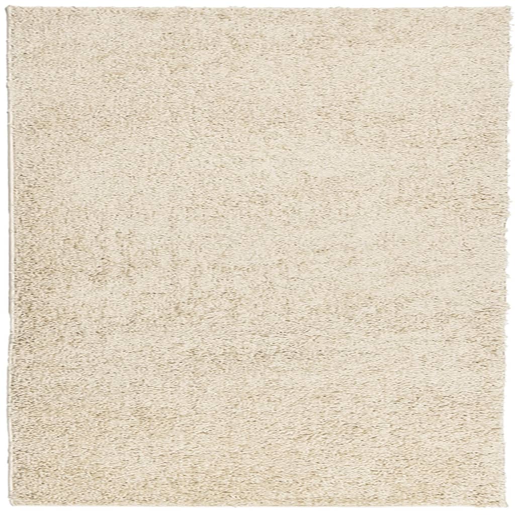 Vidaxl vloerkleed pamplona shaggy hoogpolig modern 120x120 cm goud