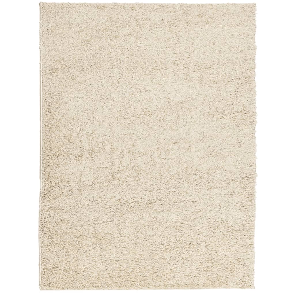 Vidaxl vloerkleed pamplona shaggy hoogpolig modern 300x400 cm goud