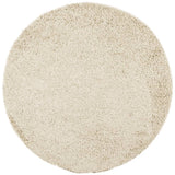 Vidaxl vloerkleed pamplona shaggy hoogpolig modern ø 200 cm goudkleur