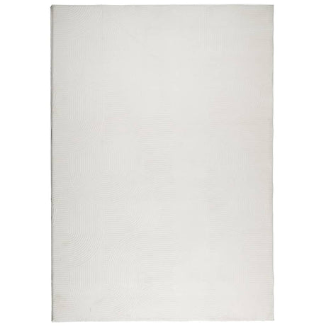 Vidaxl vloerkleed iza laagpolig scandinavisch 120x170 cm crèmekleurig