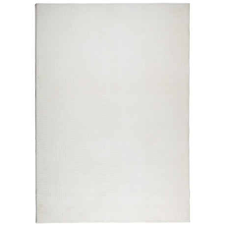 Vidaxl vloerkleed iza laagpolig scandinavisch 140x200 cm crèmekleurig
