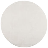 Vidaxl vloerkleed iza laagpolig scandinavisch ø 120 cm crèmekleurig