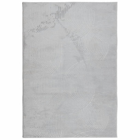Vidaxl vloerkleed iza laagpolig scandinavisch 140x200 cm grijs