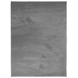 Vidaxl vloerkleed oviedo laagpolig 240x340 cm antracietkleurig