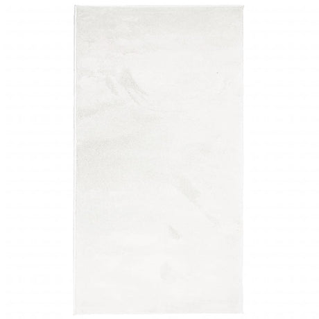 Vidaxl vloerkleed oviedo laagpolig 60x110 cm crèmekleurig