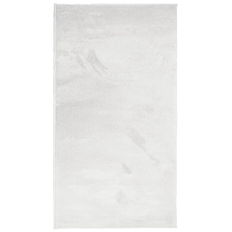 Vidaxl vloerkleed oviedo laagpolig 80x150 cm grijs