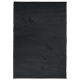Vidaxl vloerkleed oviedo laagpolig 160x230 cm zwart