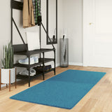 VidaXL Vloerkleed OVIEDO laagpolig 80x200 cm turquoise