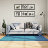 Vidaxl vloerkleed oviedo laagpolig 120x170 cm turquoise