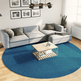 VidaXL Vloerkleed OVIEDO laagpolig Ø 280 cm turquoise