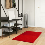 Vidaxl vloerkleed oviedo laagpolig 60x110 cm rood