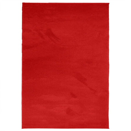 VidaXL Vloerkleed OVIEDO laagpolig 140x200 cm rood