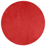 VidaXL Vloerkleed OVIEDO laagpolig Ø 160 cm rood