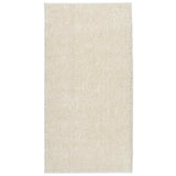 Vidaxl vloerkleed istan hoogpolig glanzend 80x150 cm crèmekleurig