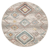 Vidaxl vloerkleed arbizu binnen en buiten vintage stijl ø 120 cm