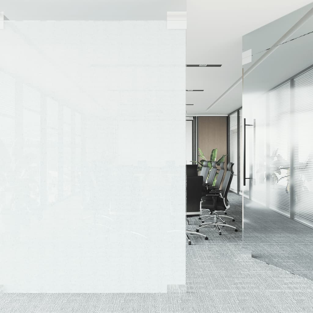 Vidaxl raamfolie mat 60x2000 cm pvc grijs