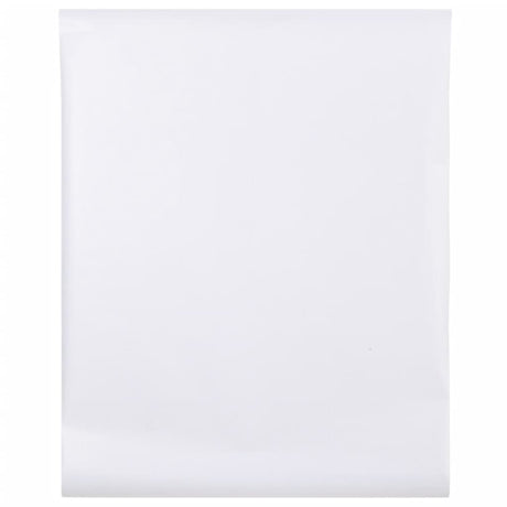 Vidaxl raamfolie mat 60x500 cm pvc wit