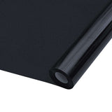 Vidaxl raamfolies 3 st statisch mat pvc zwart