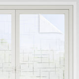 Vidaxl raamfolies 2 st mat sterrenpatroon pvc