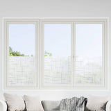 Vidaxl raamfolies 2 st mat sterrenpatroon pvc