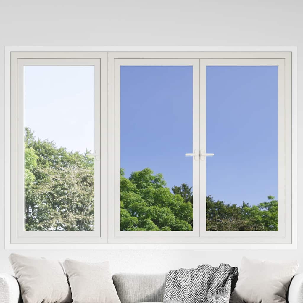 Vidaxl zonnefolies 5 st statisch reflecterend pvc zilverkleurig