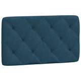 Vidaxl hoofdbordkussen 90 cm fluweel blauw