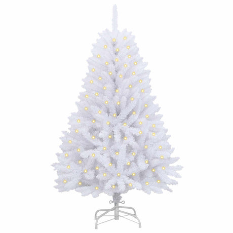 Vidaxl kunstkerstboom met 150 led wit 150 cm pvc en metaal