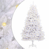 Vidaxl kunstkerstboom met 300 led wit 180 cm pvc en metaal
