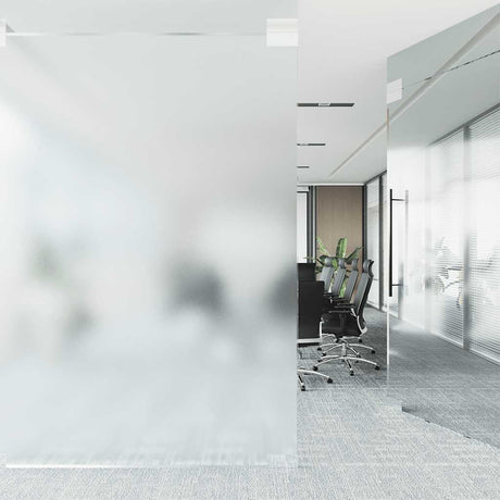 Vidaxl raamfolie statisch mat grijs 45 x 2000 cm pvc