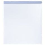 Vidaxl raamfolie statisch mat grijs 90 x 500 cm pvc