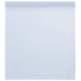 Vidaxl raamfolie statisch mat wit 45x500 cm pvc