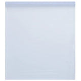 Vidaxl raamfolie statisch mat wit 60x1000 cm pvc