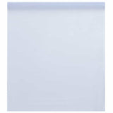 Vidaxl raamfolie statisch mat wit 60x2000 cm pvc