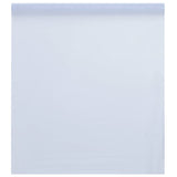 Vidaxl raamfolie statisch mat wit 90x500 cm pvc